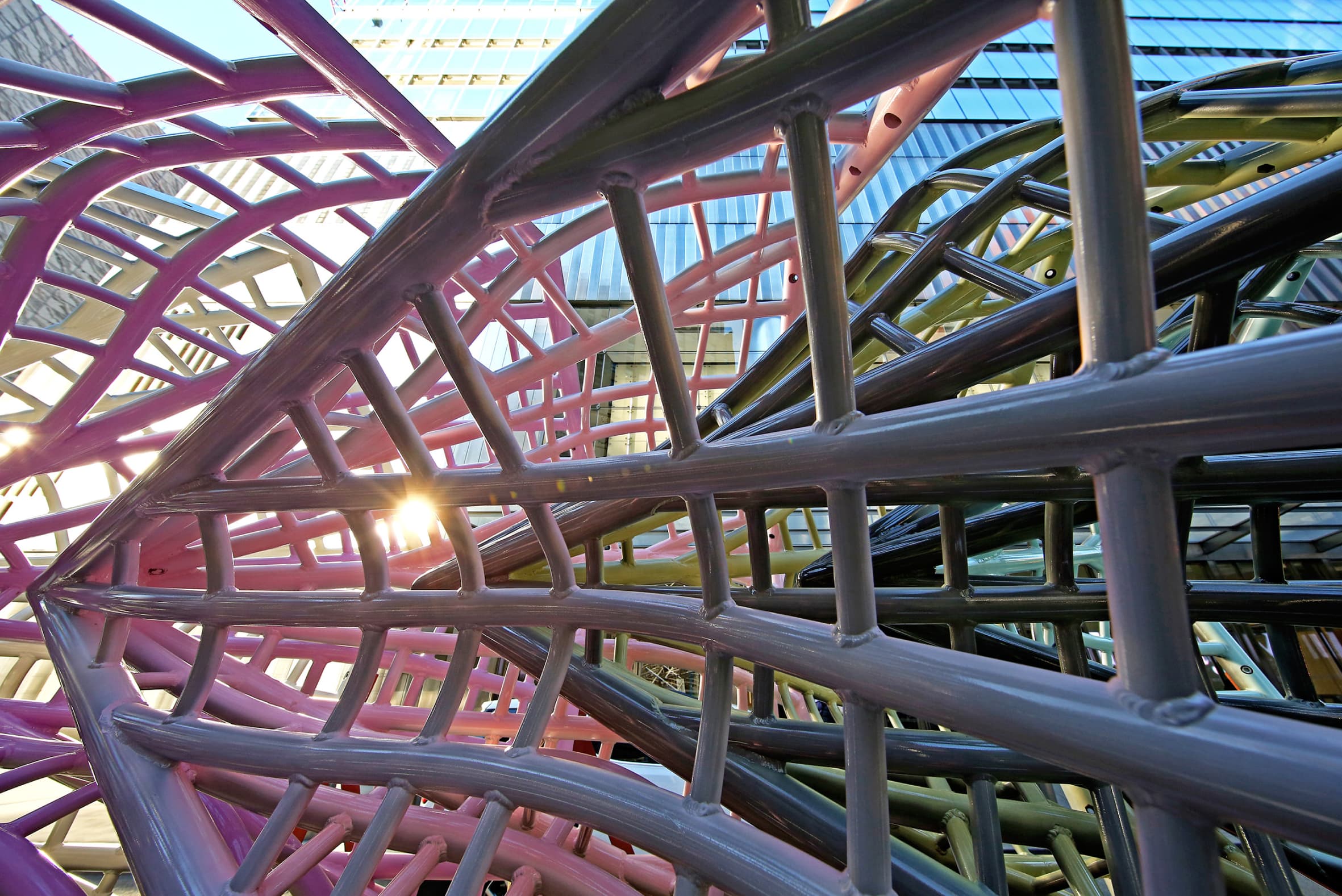 Frank Stella, Jasper's Split Star, 2017