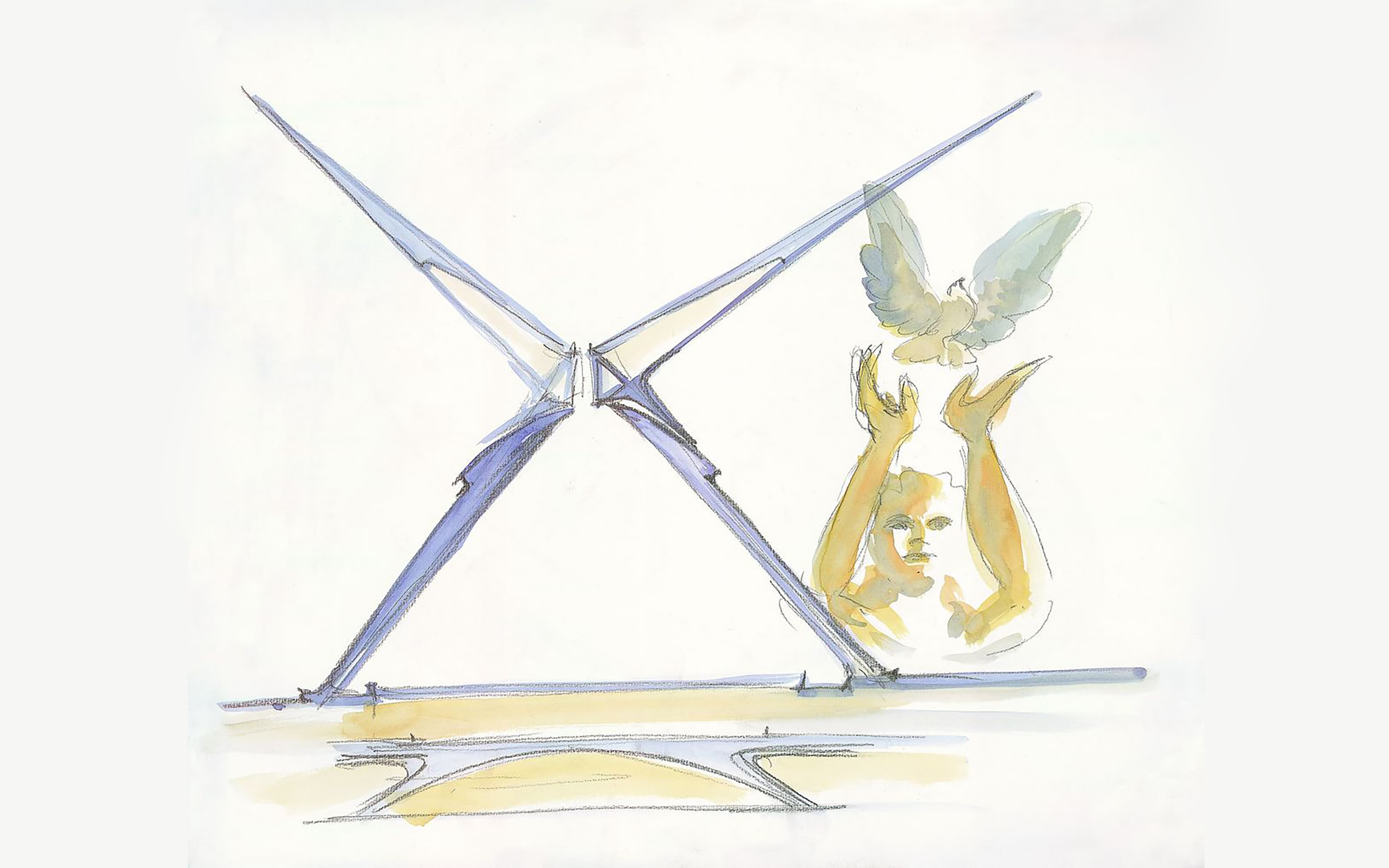 Santiago Calatrava, The Oculus Sketch, 2016